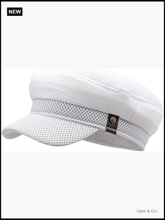 Women\'s Newsboy Gatsby Mesh Cap - Lightweight Summer Beret Hat Adjustable main image 7